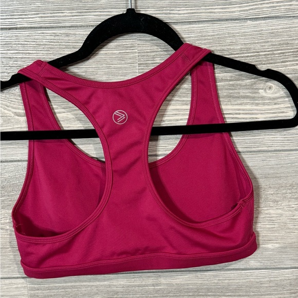 Savvi Sports Bra, Raspberry Color, Size Medium, Racerback, Not Padded - Picture 4 of 6